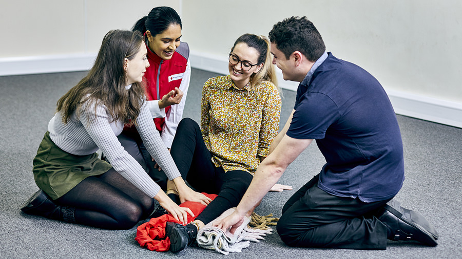 First aid for groups