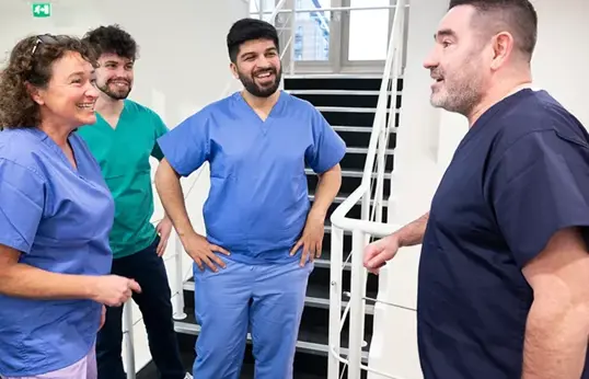 Resilient Team Laughing With Manager Blog Page