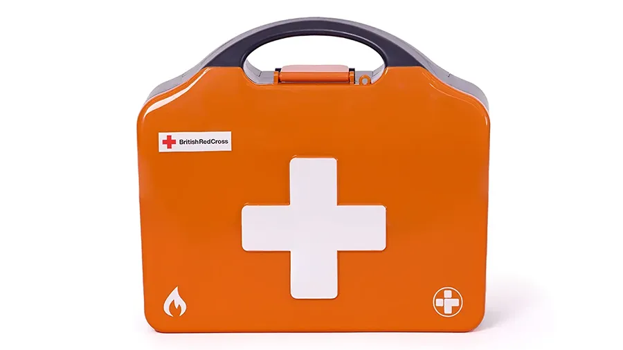 British Red Cross Burns First Aid Kit Front
