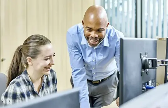 Employees Working Together Positively Blog Page