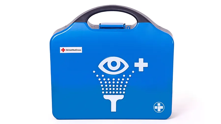 British Red Cross Double Eye Wash Station Front