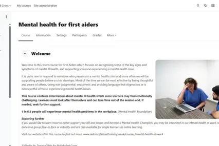 Mental Health For First Aiders Course