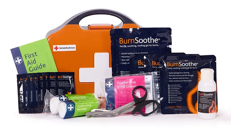 British Red Cross Burns First Aid Kit Contents