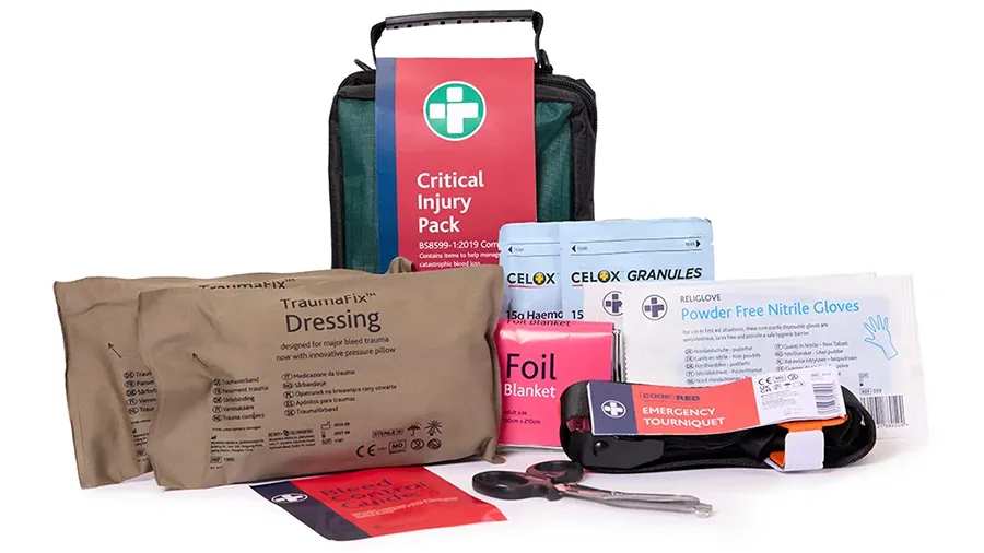 Critical Injury Pack Contents